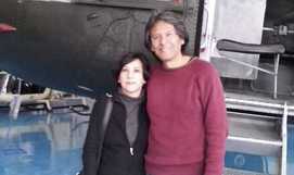 En el museo de la Aviacion