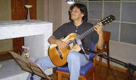 Grabando demo Ed y Ara Capilla d los Larios 2009b